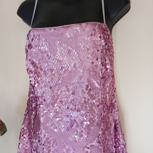 STEPPINOUT pattern SEQUINED, SZ. 13-14 Pink color, side zipper pink color - Picture 3 of 8